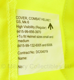 Britse helm cover helm overtrek - Cover Combat Helmet GS MK6 High Visability  - nieuw in de verpakking - size Regular - origineel