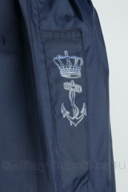KM Koninklijke Marine regenbroek donkerblauw met logo - maat Large - nieuw - origineel