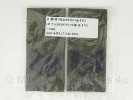 Korps Mariniers Sergeant Mariniers GVT Sergeant rangen set - mint in de verpakking