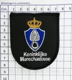 Kmar Marechaussee embleem met klittenband huidig model - afmetingen 8 x 7 cm - origineel