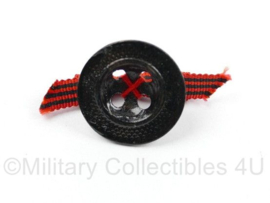 Belgische leger medaille balk  - diameter 1,5 cm - origineel