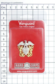 USN US Navy cap badge officer klein model High relief - Maker Vanguard - NIEUW -origineel