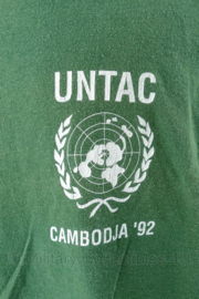 Korps Mariniers UNTAC Cambodja '92 shirt - lange mouw - maat XL - gedragen - origineel