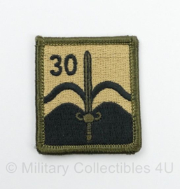 Defensie 30 Natresbataljon DT2000 borstembleem klittenband - 5 x 5 cm  - origineel