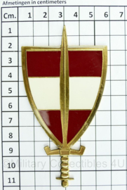Oostenrijkse Landesverteidigung Academie badge - 11 x 6 cm - origineel