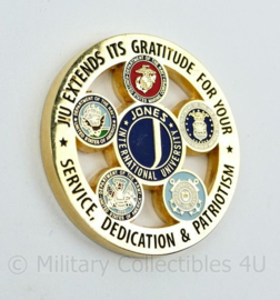 Coin Jones International University for Service members US Army  - diameter 4,5 cm - origineel