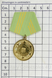 DDR NVA Polizei für treue Dienste medaille im Gold - origineel