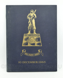 Herinneringsboek Korps Mariniers Qua Patet Orbis 10 december 1965 - origineel