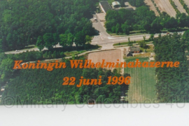Foto van Koningin Wilhelminakazerne 22 juni 1996 in lijst - 30 x 20 cm - origineel