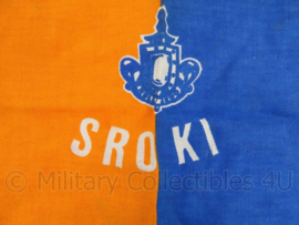 KL Landmacht halsdoek SROKI School Reserve Officieren Kader Infanterie - 28,5 x 44,5 cm  - origineel