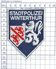 Zwitsers embleem Stadpolizei  Winterthur - 11 x 8 cm - origineel