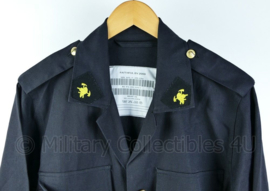 Moderne donkerblauwe brandweer overall met kraaginsignes - maat 44 - origineel