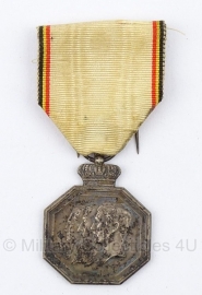 Belgische "1830-1930" bronzen medaille - Origineel