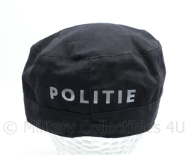 Politie veldpet met opdruk "Politie" - ZWART - maat S, M, L of XL