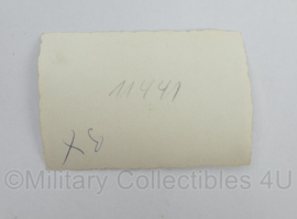 WO2 Duitse pasfoto van Flieger Obergefreiter met mantel - 6 x 9 cm - origineel