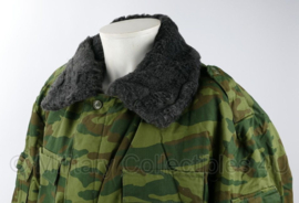 Russische Flora camo dikke winterjas - maat 52 t/m 54 - origineel