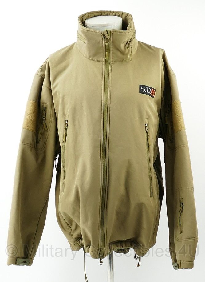 5.11 softshell jack Coyote - maat XXL - nieuw - origineel