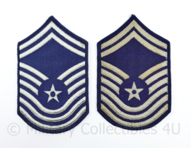 USAF US Air Force rang embleem paar old style  - Chief Master Sergeant - 16,5 x 10 cm - origineel
