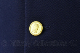 Italiaans politie uniform jas met kraagspiegels - maat Medium - nieuwstaat - origineel