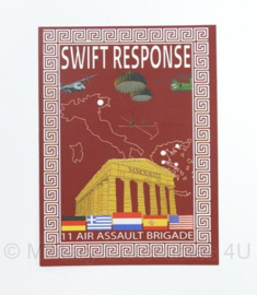 LUMBL 11 Air Assault Brigade Swift Response - Sticker - origineel