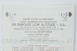United States Flight Information IFR Enroute Low Altitude Map L3 L4 Los Angeles 2004 - 25 x 13 cm - origineel
