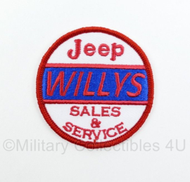 WO2 US Army Willys patch Sales & Service voor Willys MB, Willys M38 en Willys CJ - diameter 6 cm