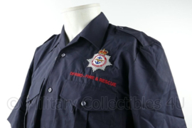 DFRMO - Fire & Rescue shirt met korte mouw - halsomtrek 39 cm/15½ inch - nieuw - origineel
