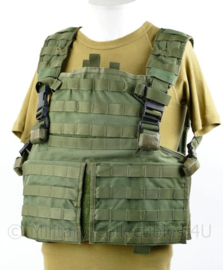 Defensie en Korps Mariniers Profile Equipment Plate Carrier groen vest met NIJ 3 Ballistische inhoud