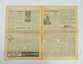 WO2 Duitse krant 8 Uhr Blatt 3 juli 1941 - 47 x 32 cm - origineel
