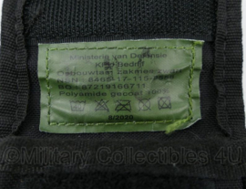 Defensie opbouwtas zakmes zwart MOLLE koppeltas - 8 x 3 x 11 cm - gebruikt - origineel