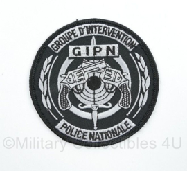 Franse Police Nationale GIPN Groupe D'Intervention embleem - diameter 9 cm - origineel