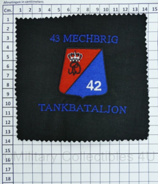 Nederlands Leger - proefmodel embleem 43 gemechaniseerde brigade  - 42ste Tankbataljon  origineel