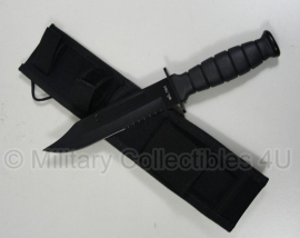 Army Survival knife met schede - zwart