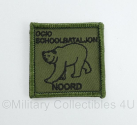 Defensie OCIO Schoolbataljon Noord borstembleem - met klittenband - 5 x 5 cm - origineel