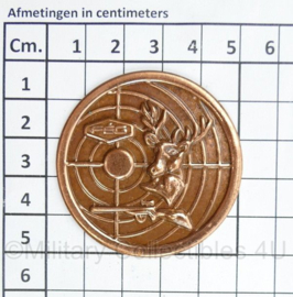 Jagers insigne FEG onbekend - diameter 5 cm - origineel