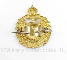 Canadese WO2  cap badge Lord Strathconas Horse Royal Canadian  - Kings Crown - 4,5 x 4 cm - origineel