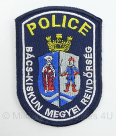 Hongaarse politie embleem Police Rendorseg  - 10,5 x 7,5 cm - origineel