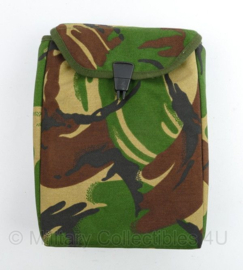 Defensie Woodland veldtas hoofd helmbevestiging met padding - 19 x 7 x 26 cm - origineel