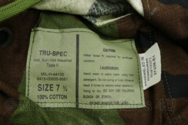 US Army of KMARNS Korps Mariniers Tru-Spec Woodland boonie - maat 7½ - nieuw - origineel
