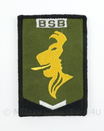 Nederlands Brigade Speciale Beveiligingsopdrachten (BSB) embleem GVT met klittenband - 5 x 8,5 cm