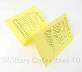 KL Ammunition Awareness Instructie boekje IK 5-137 - klasse 3 -origineel
