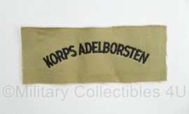 KM Koninklijke Marine Korps Adelborsten straatnaam embleem - nieuw - 14 x 5 cm - origineel