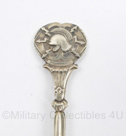 KL Nederlandse leger verzilverde theelepel Regiment Verbindingstroepen - 11,5 x 2 cm - origineel