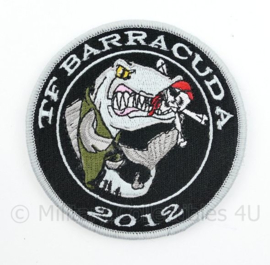 TF Taskforce Barracuda 2012 embleem - met klittenband - diameter 9 cm