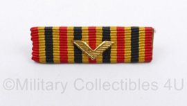 Belgische leger ABL  medaille balk, militaire medaille eerste klasse - 4 x 1,5 cm - origineel