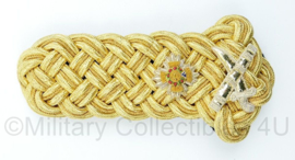 Britse Leger gala uniform epaulette goudkleurig Major General - afmeting 16,5 x 8 x 1,5 cm - origineel