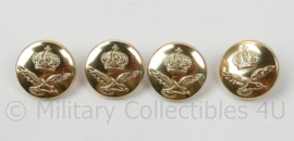 BAF Belgische Luchtmacht knopen set van 4 stuks - 24 mm - origineel