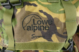 Defensie 1e model Lowe Alpine Saracen rugzak met merk op de klep - zeldzaam - 60 x 25 x 65 cm - origineel
