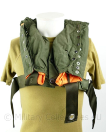 Britse leger en Korps Mariniers Life Preserver Waistcoat Parachutist MK2 Inflatable Reddingsvest voor om de nek- origineel