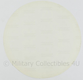 Defensie ISAF voertuig sticker - ongebruikt - diameter 28 cm - origineel